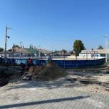 В Скопинском районе продолжается строительство физкультурно-оздоровительного комплекса открытого типа
