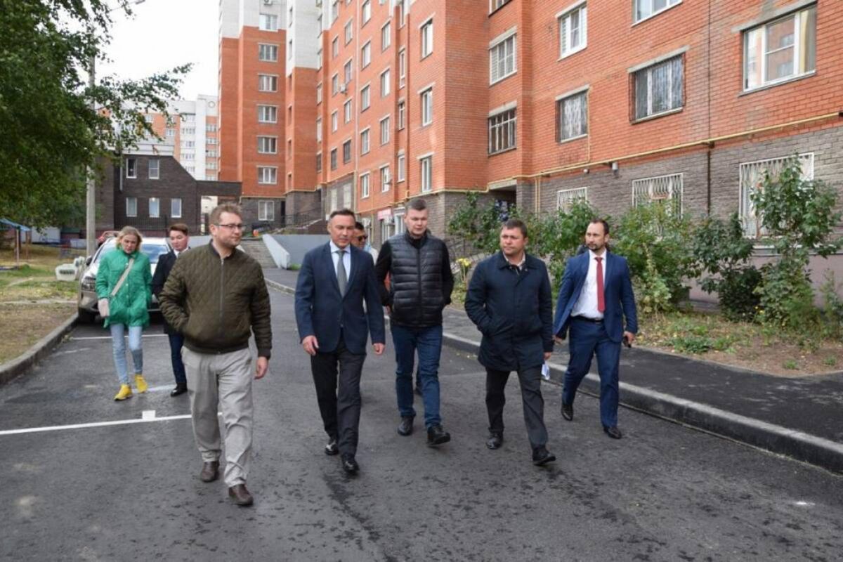 В Московском районе состоялась приемка дворов