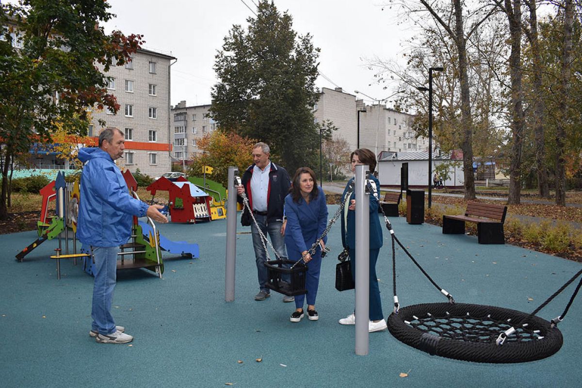 В городе Кораблино завершили второй этап благоустройства Центрального парка