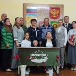В школе села Алексеевка Варненского района прошло торжественное открытие Парты Героя