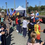 По партпроекту «Детский спорт» в Уссурийске Приморского края провели зарядку с чемпионами