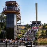 В Карачаево-Черкесии реконструировали каскадную лестницу, ведущую в парк «Зелёный остров»