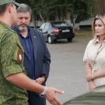 Елена Бондаренко помогает бойцам, проходящим лечение  в Буденновском госпитале