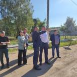 Ремонт дороги в Товарково теперь держит на контроле Михаил Дмитриков
