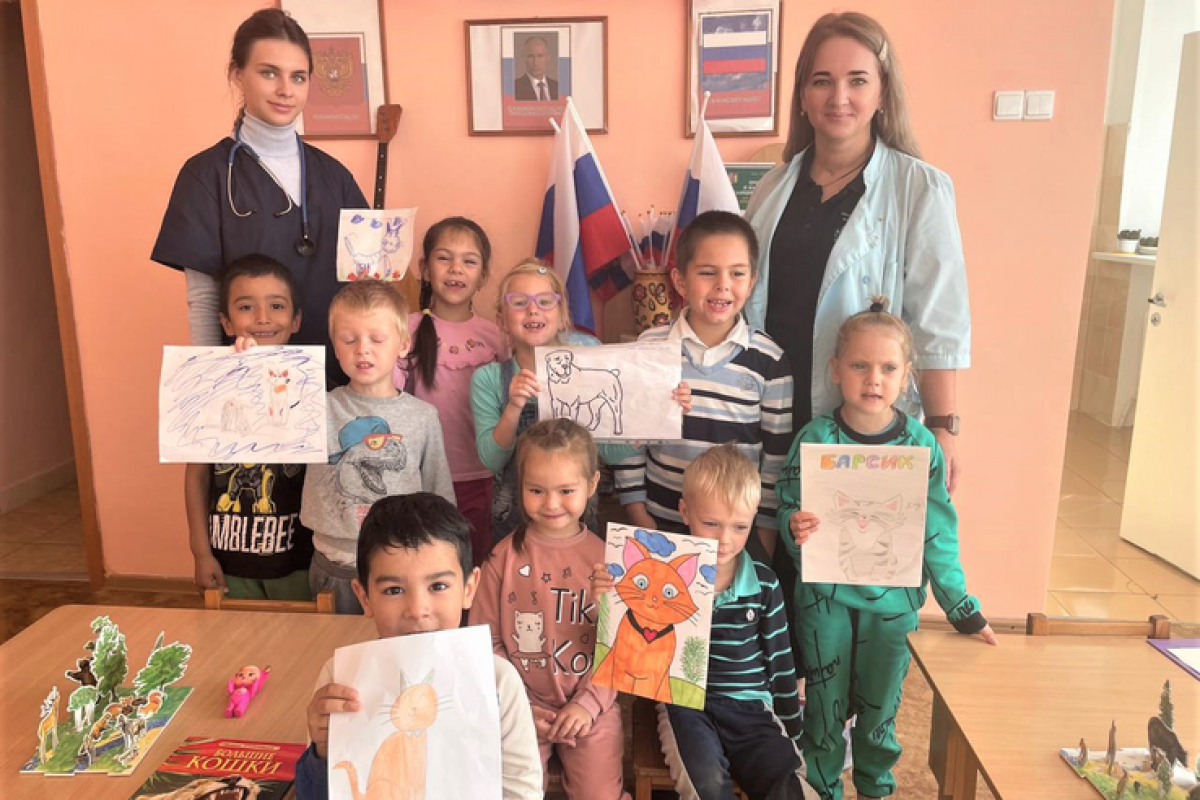 «Защита животного мира»: ветврачи проводят уроки доброты для детей Ленобласти
