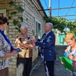 Активисты и сторонники партии поздравили жителей Степновского округа с Днём пожилого человека