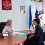 Депутат Государственной Думы Екатерина Стенякина провела личный прием граждан в Шахтах