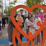 «Семейный» сквер открыли на улице Войкова в Кулебаках