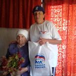 В Ермишинском районе долгожительницу поздравили с юбилеем