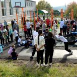 В Бурзянском районе открыли спортивную площадку