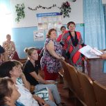 В селе Воскресенского района привели в порядок памятник и осветили улицы