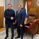 Андрей Турчак провёл рабочую встречу с главой Хакасии Валентином Коноваловым