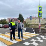 В Тетюшском районе проверили пешеходные переходы у школ