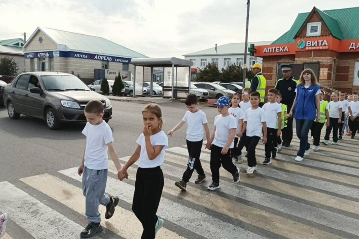 В рамках партийного проекта «Безопасные дороги» в Апастовском районе прошла акция «Внимание! Дети!»
