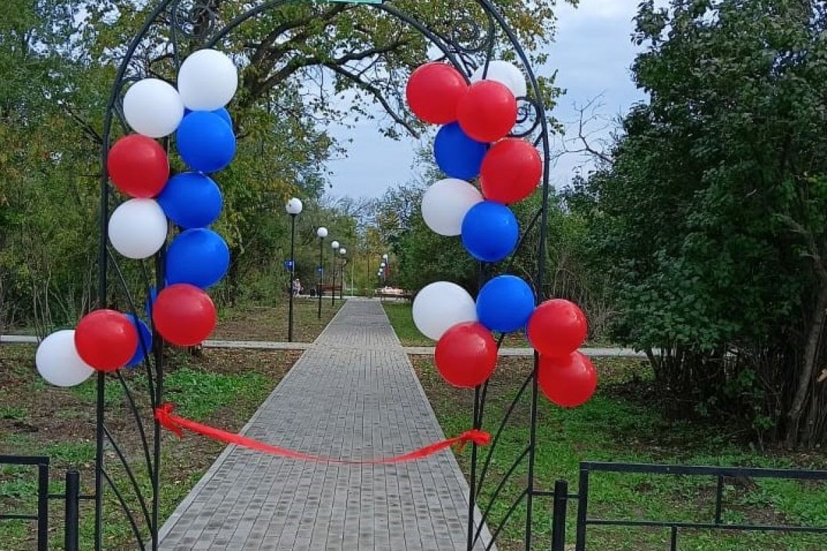 В посёлке Скалистый Троицкого района благоустроили сквер