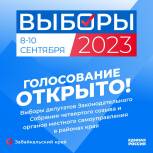В 08:00 в Забайкальском крае открылись избирательные участки.