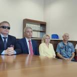 Депутат Мособлдумы Владимир Вшивцев обсудил с коллективом ДС «Лама» развитие физкультуры и спорта в Подмосковье