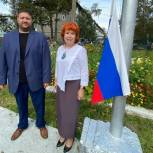 Руководитель Шелеховского отделения МГЕР Денис Андреев поучаствовал в школьной линейке, посвященной Дню Знаний