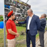 В селе Новоуколово Красненского района открыли арт-объект «История в лицах»