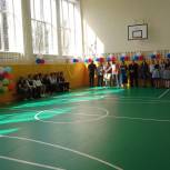 В поселке Погребы Брасовского района отремонтировали школьный спортзал