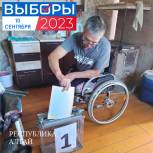 Жители Республики Алтай активно голосуют на дому