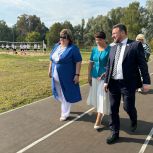 При поддержке депутатов обновили стадион у школы №1 в Богородске