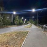 На двух улицах Ключевой установили новые фонари
