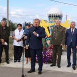 В Дрожжановском районе установили памятник в честь погибшего на СВО бойца