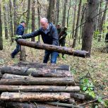 Партийцы Наро-Фоминска приняли участие в акции «Чистый лес»