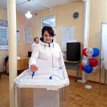 Активисты и волонтеры партии голосуют на выборах в районах области