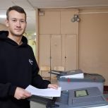 Руководитель местной общественной приемной Центрального района Андрей Чигинцев отдал свой голос на выборах
