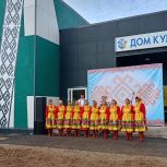Сельский клуб в Турбеке, построенный по партпроекту «Культура малой Родины», принял гостей