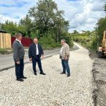 Игорь Мурог и Николай Игнатов посетили Ряжский округ