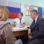 Игорь Кобзев проголосовал на выборах губернатора Иркутской области