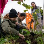 Саженцы малины передал Сергей Ямкин воспитанникам аксарковского центра «Доверие»