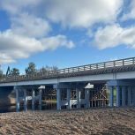 В Няндомском округе завершается капитальный ремонт моста через Мошу