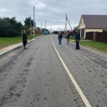Партийный десант осмотрел отремонтированные дороги в Ельниковском районе