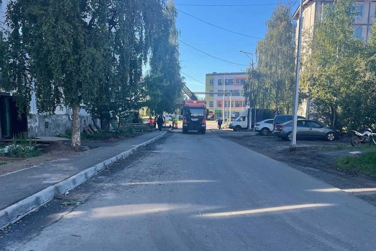 В поселке Катунино Приморского округа продолжаются дорожные работы
