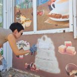 В Гагаринском районе активисты закрасили опасность