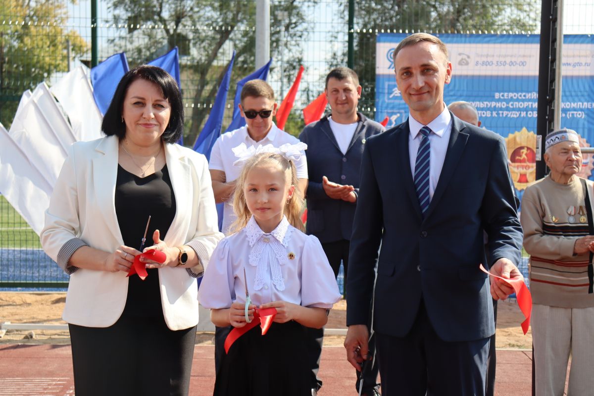 В Акбулакском районе открылась современная площадка ГТО