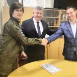 Алексей Анохин встретился с участниками СВО - избранными депутатами Антоном Хайловым и Иваном Пророковым