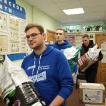 Единороссы и жители Красносельского района отправили помощь для животных в Курскую область