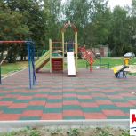 В Рязани на улице Магистральной продолжаются работы по созданию новой современной детской площадки