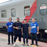 Молодогвардеец-волонтер Магомед Рамазанов отправился на «Курский рубеж»