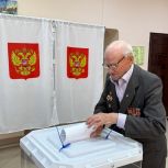 Участник Великой Отечественной войны Григорий Скрипов исполнил свой гражданский долг на выборах