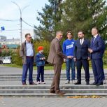 При поддержке «Единой России» в Новосибирске благоустроили сквер