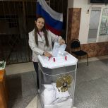 Руководитель «Молодой Гвардии» в Сосновском районе приняла участие в выборах