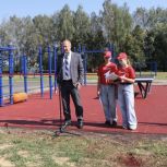 В Дубровке открыли новую спортивную площадку в рамках проекта «Детский спорт»