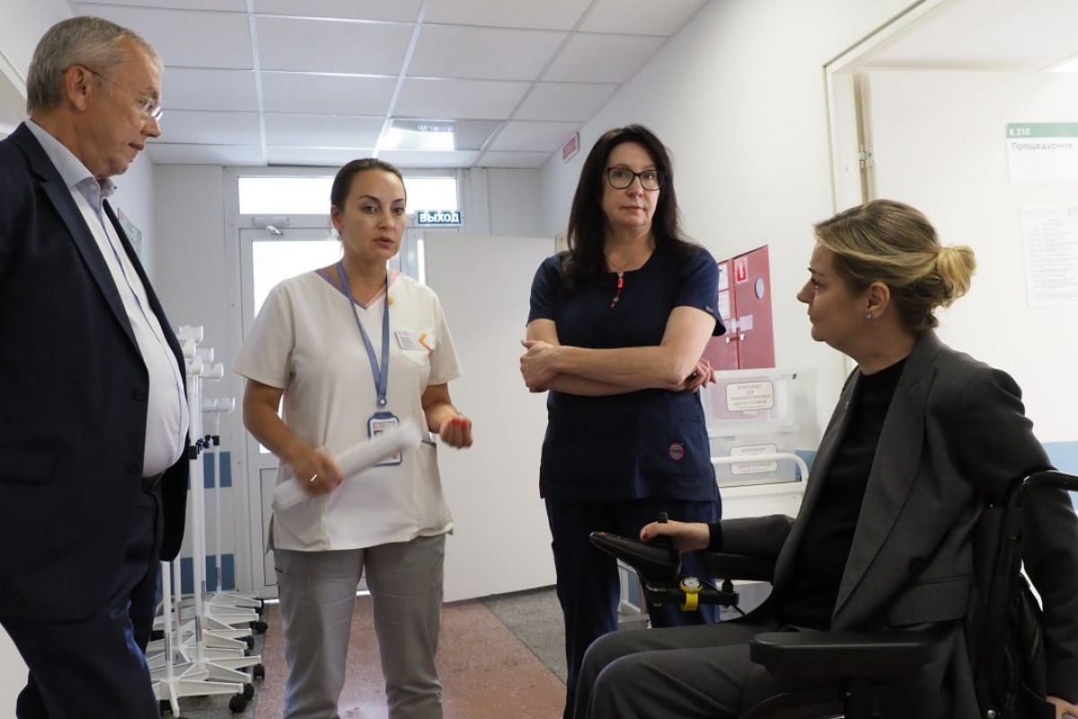 Наталья Каптелинина оценила работу нового гематологического центра в Красноярске