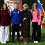 Марина Белькова встретилась с юными спортсменами